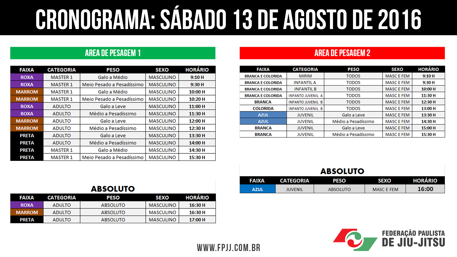 CRONOGRAMA iii etapa SABADO